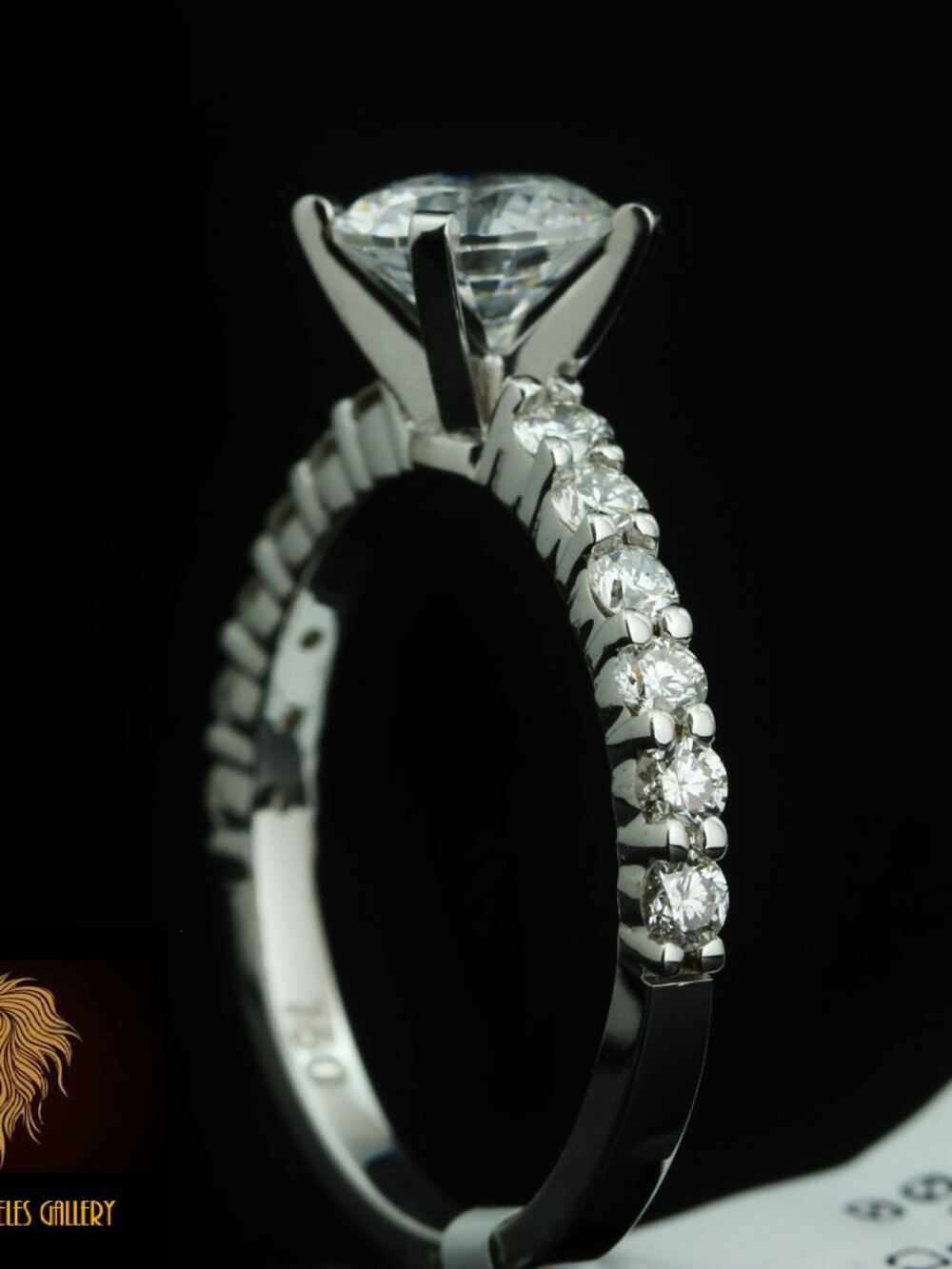 NEW / Solid 18K Gold engagement wedding Semi-mount Ring
